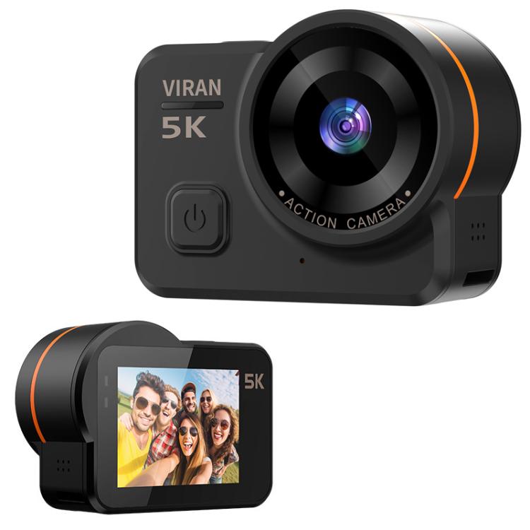 VIRAN V10 5K WiFi 2.0-Inch IPS Screen IP68 Waterproof Six-Axis Anti-Shake Sports Camera(Black) - Sports Camera by VIRAN | Online Shopping UK | buy2fix