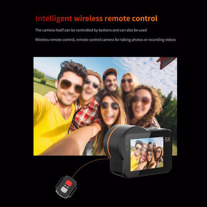 VIRAN V10 5K WiFi 2.0-Inch IPS Screen IP68 Waterproof Six-Axis Anti-Shake Sports Camera(Black) - Sports Camera by VIRAN | Online Shopping UK | buy2fix