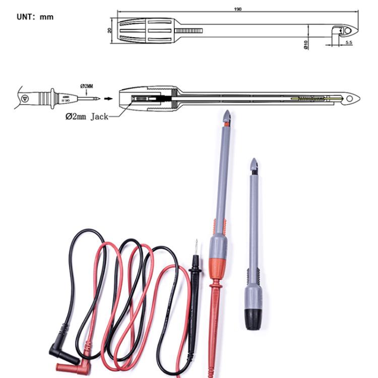 Banana Plug Multimeter Non-Destructive Piercing Probe(2mm Jack) - Other Tester Tool by buy2fix | Online Shopping UK | buy2fix