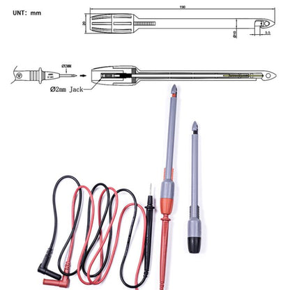 Banana Plug Multimeter Non-Destructive Piercing Probe(4mm Jack) - Other Tester Tool by buy2fix | Online Shopping UK | buy2fix