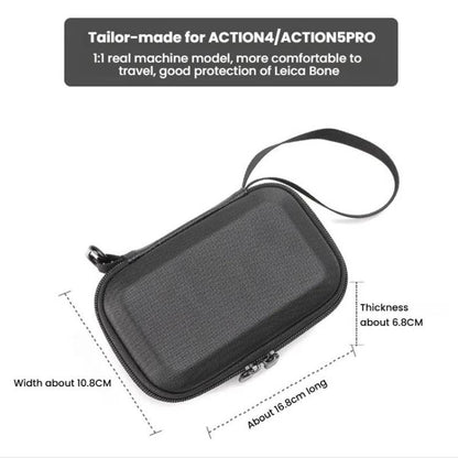 BKANO For DJI Osmo Action 3 / 4 / 5 Pro Storage Bag Sports Camera Handbag(Black) - Case & Bags by BKANO | Online Shopping UK | buy2fix