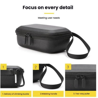 BKANO For DJI Osmo Action 3 / 4 / 5 Pro Storage Bag Sports Camera Handbag(Black) - Case & Bags by BKANO | Online Shopping UK | buy2fix