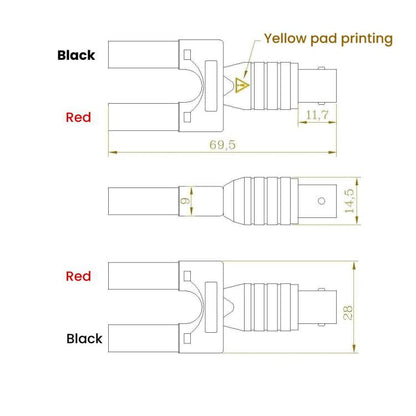 Banana Plug BNC Female Oscilloscope Probe To Double Row Terminal(BC0010014400) - Other Tester Tool by buy2fix | Online Shopping UK | buy2fix