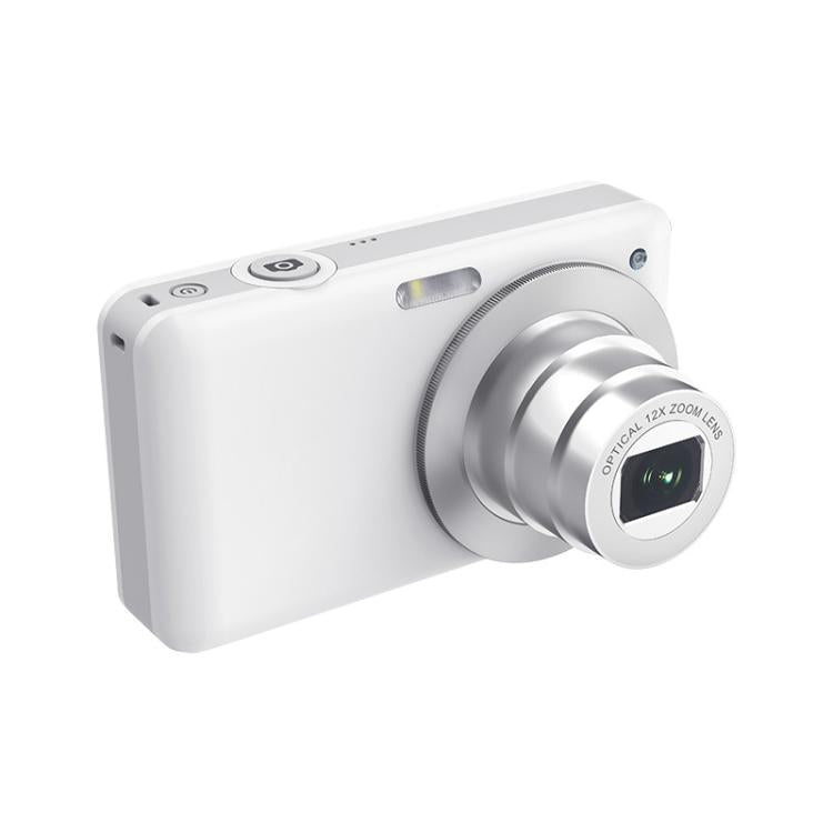 4K HD 6X Optical Zoom Digital Camera 3 Inch IPS Screen Video Vlogging Camcorde 32G(White) - Video Cameras by buy2fix | Online Shopping UK | buy2fix