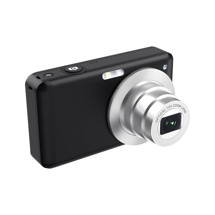 4K HD 6X Optical Zoom Digital Camera 3 Inch IPS Screen Video Vlogging Camcorde 32G(Black) - Video Cameras by buy2fix | Online Shopping UK | buy2fix