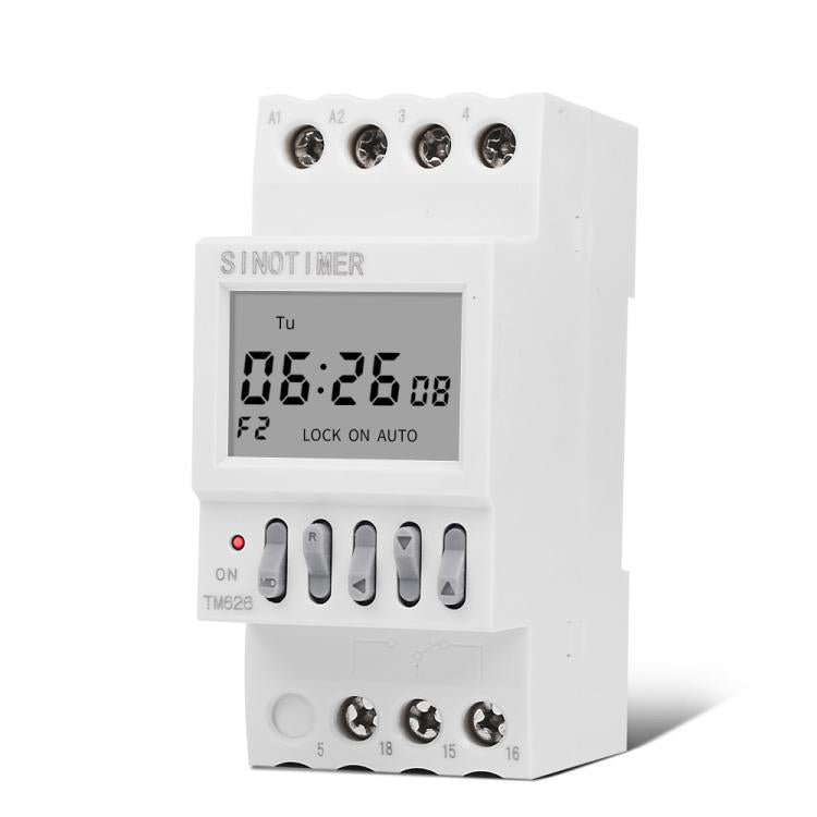 SINOTIMER TM626  2 Channel Timer Switch 220V 7 Days Weekly Programmable Timer - Switch by SINOTIMER | Online Shopping UK | buy2fix