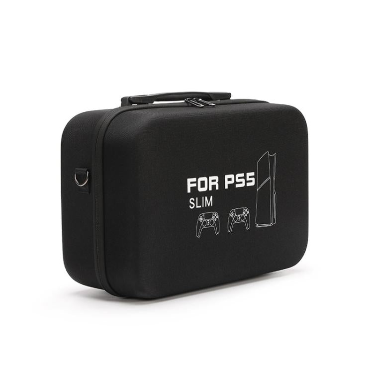 BKANO For Sony PS5 Slim Storage Bag Hard-Shell Shoulder Suitcase Storage Case(Gray) - Bags by BKANO | Online Shopping UK | buy2fix