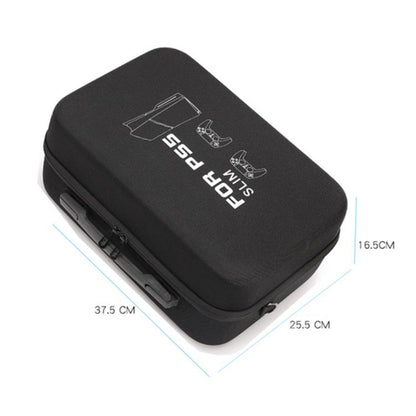 BKANO For Sony PS5 Slim Storage Bag Hard-Shell Shoulder Suitcase Storage Case(Gray) - Bags by BKANO | Online Shopping UK | buy2fix