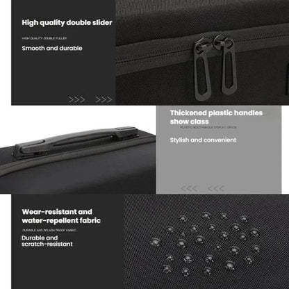 BKANO For Sony PS5 Slim Storage Bag Hard-Shell Shoulder Suitcase Storage Case(Gray) - Bags by BKANO | Online Shopping UK | buy2fix