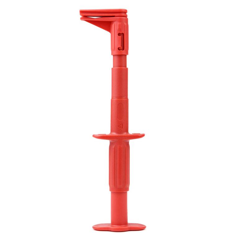 4mm Banana Jack IC Clamp Probe Hook Universal Multimeter Test Telescopic Hook(Red) - Other Tester Tool by buy2fix | Online Shopping UK | buy2fix