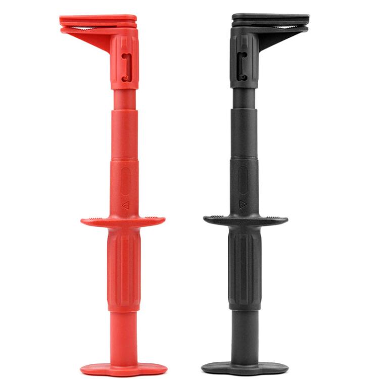 4mm Banana Jack IC Clamp Probe Hook Universal Multimeter Test Telescopic Hook(Black) - Other Tester Tool by buy2fix | Online Shopping UK | buy2fix