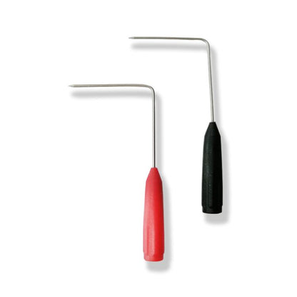 2mm Jack 90 Degree Puncture Extension Needle Multimeter Probe Universal Digital Meter Probe(Red) - Other Tester Tool by buy2fix | Online Shopping UK | buy2fix