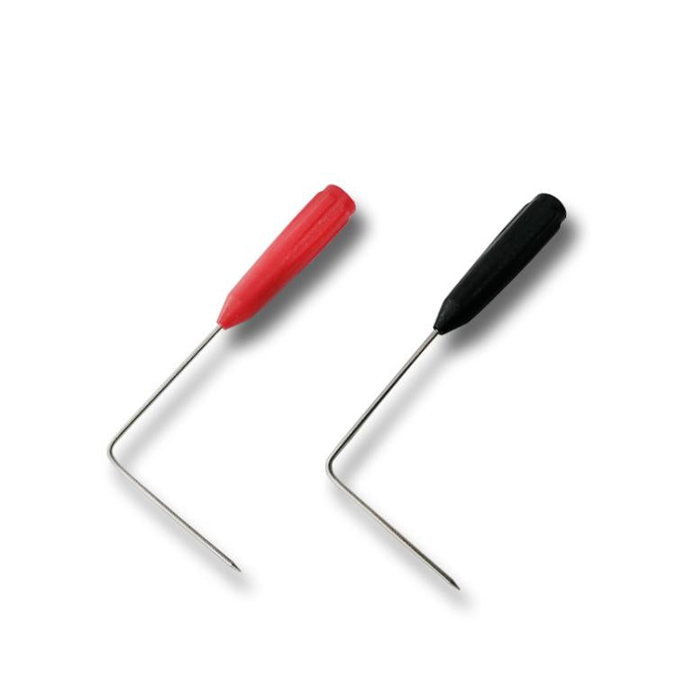 2mm Jack 90 Degree Puncture Extension Needle Multimeter Probe Universal Digital Meter Probe(Red) - Other Tester Tool by buy2fix | Online Shopping UK | buy2fix