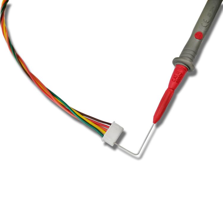 2mm Jack 90 Degree Puncture Extension Needle Multimeter Probe Universal Digital Meter Probe(Red) - Other Tester Tool by buy2fix | Online Shopping UK | buy2fix