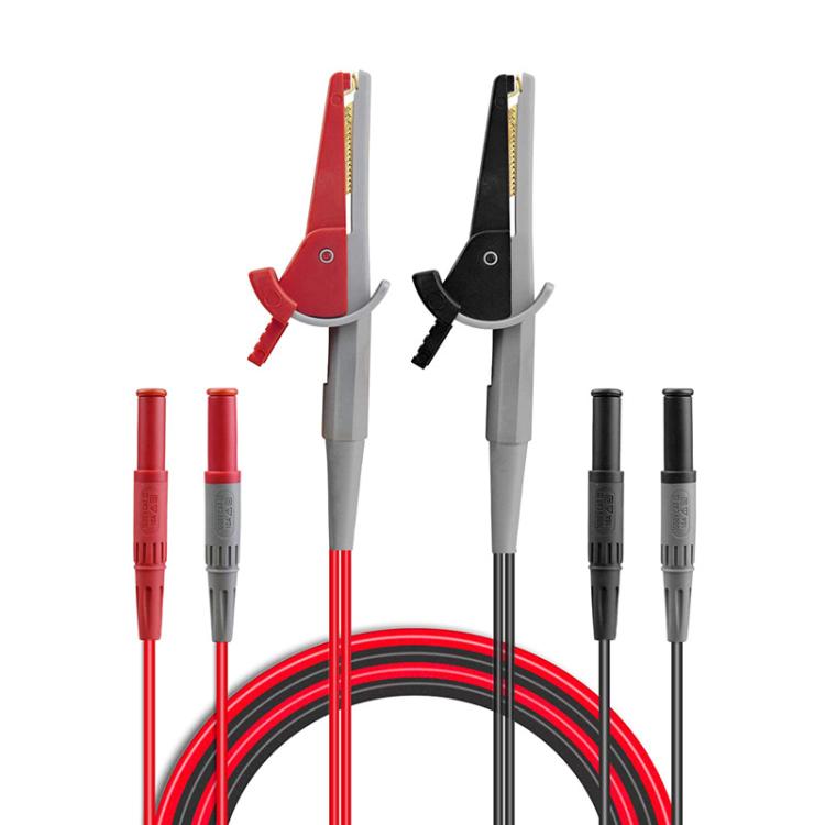 Multimeter Alligator Clip 4mm Banana Jack Test Pen Clip 4-Wire Silicone Test Clip(BC0001004800) - Other Tester Tool by buy2fix | Online Shopping UK | buy2fix