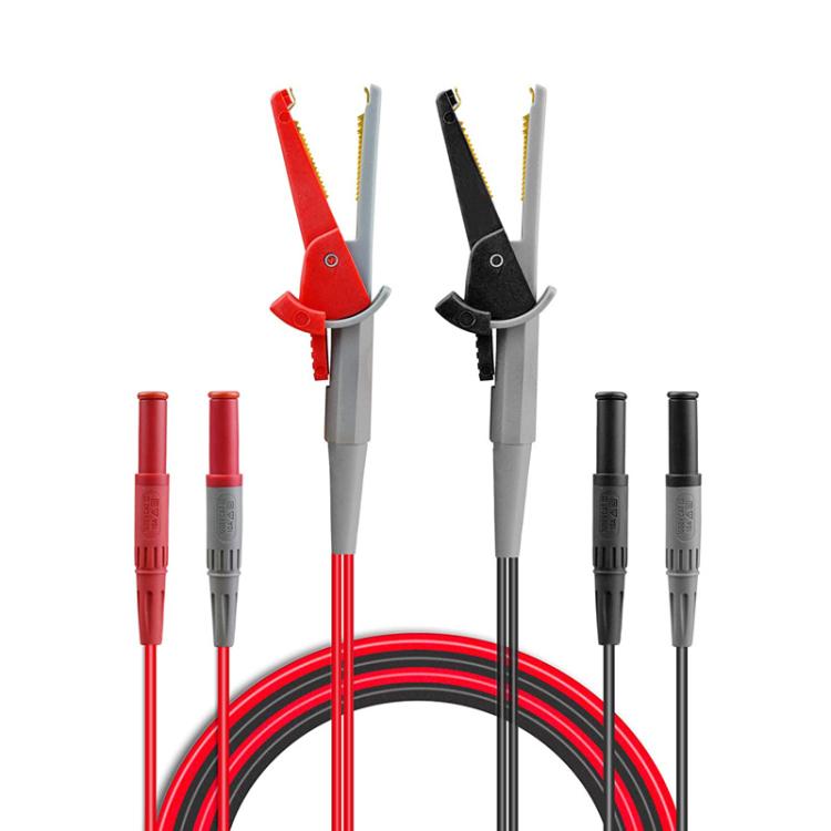 Multimeter Alligator Clip 4mm Banana Jack Test Pen Clip 4-Wire Silicone Test Clip(BC0001004800) - Other Tester Tool by buy2fix | Online Shopping UK | buy2fix