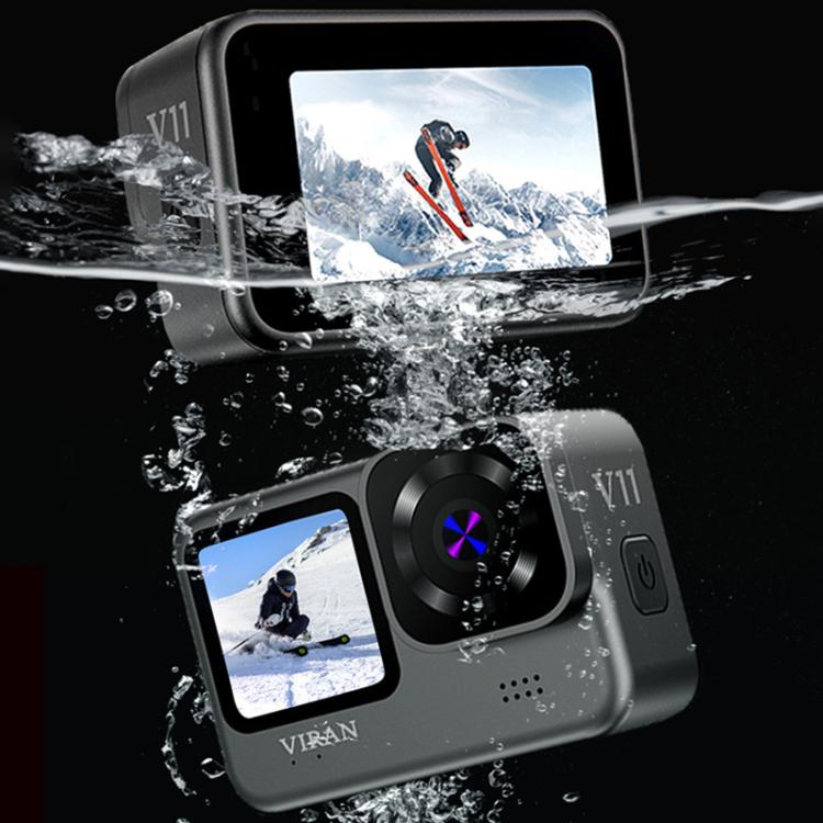 VIRAN V11 Dual-Color Screen 5K HD IP68 Waterproof Six-Axis Anti-Shake Sports Camera(Black) - Sports Camera by VIRAN | Online Shopping UK | buy2fix