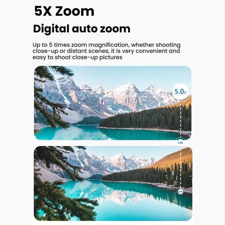 VIRAN V11 Dual-Color Screen 5K HD IP68 Waterproof Six-Axis Anti-Shake Sports Camera(Black) - Sports Camera by VIRAN | Online Shopping UK | buy2fix