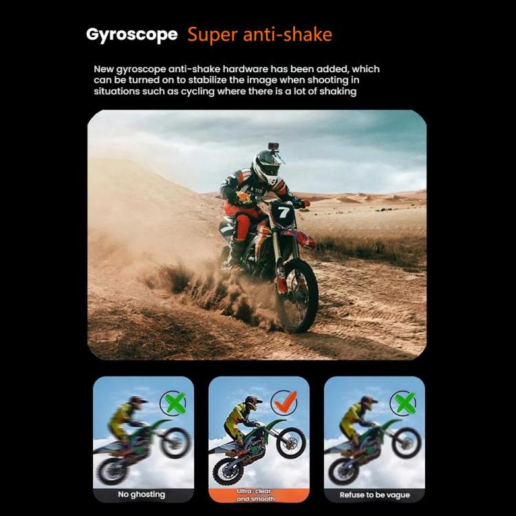 VIRAN V11 Dual-Color Screen 5K HD IP68 Waterproof Six-Axis Anti-Shake Sports Camera(Black) - Sports Camera by VIRAN | Online Shopping UK | buy2fix