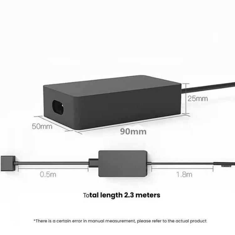 For Microsoft Surface Laptop 65W 15V 4A Fast Charger With 5V 1A  USB-A Port AC Adapter UK Plug - For Microsoft by buy2fix | Online Shopping UK | buy2fix