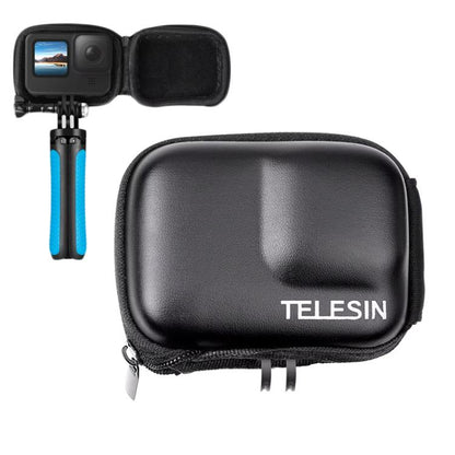 TELESIN Sports Camera Mini EVA Protective Storage Bag For GoPro HERO12 Black /11 Black /10 Black /9 Black(Black) - Carry Cases by TELESIN | Online Shopping UK | buy2fix