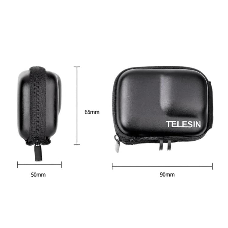TELESIN Sports Camera Mini EVA Protective Storage Bag For GoPro HERO12 Black /11 Black /10 Black /9 Black(Black) - Carry Cases by TELESIN | Online Shopping UK | buy2fix