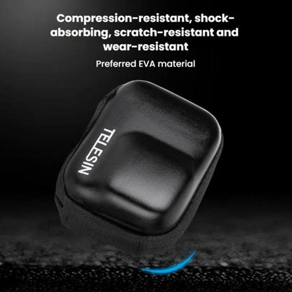 TELESIN Sports Camera Mini EVA Protective Storage Bag For GoPro HERO12 Black /11 Black /10 Black /9 Black(Black) - Carry Cases by TELESIN | Online Shopping UK | buy2fix