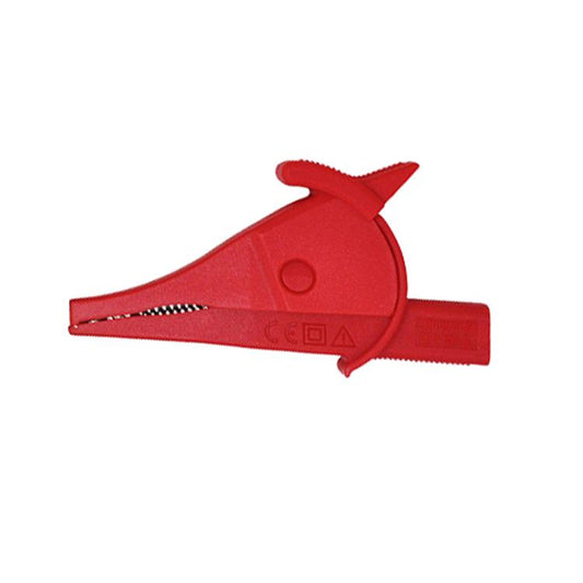 4mm Banana Jack Multimeter Crocodile Clip Insulated Capacitor Clip Test Pen Clip(Red) - Other Tester Tool by buy2fix | Online Shopping UK | buy2fix