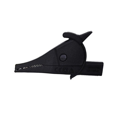 4mm Banana Jack Multimeter Crocodile Clip Insulated Capacitor Clip Test Pen Clip(Black) - Other Tester Tool by buy2fix | Online Shopping UK | buy2fix