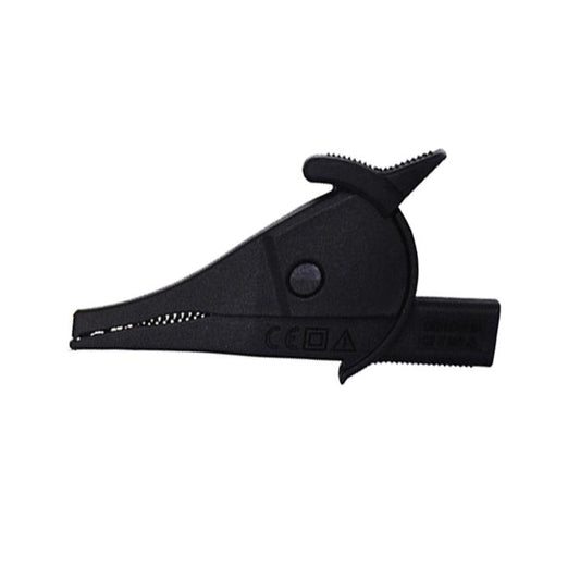 4mm Banana Jack Multimeter Crocodile Clip Insulated Capacitor Clip Test Pen Clip(Black) - Other Tester Tool by buy2fix | Online Shopping UK | buy2fix