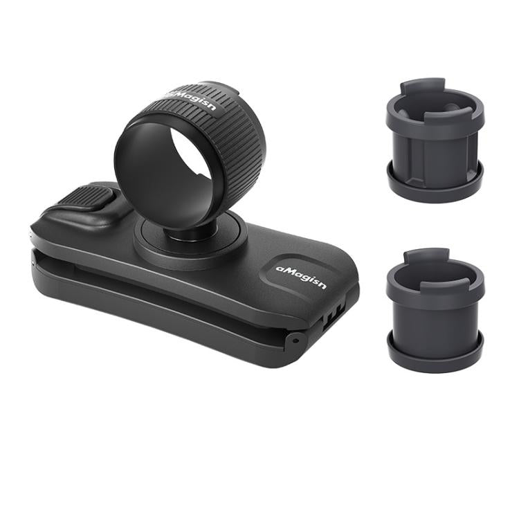 AMagisn Selfie Stick Hanger Action Camera Backpack Quick Attachment for Insta360 / DJI / GoPro(Black) - Backpack Clip by AMagisn | Online Shopping UK | buy2fix