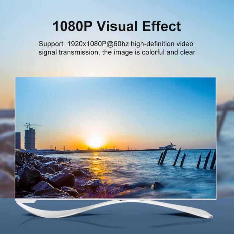 Mindpure AD014 Upgraded Version VGA To HDMI Converter For Computer Monitor Cable Adapter With Audio Power Supply - Converter by Mindpure | Online Shopping UK | buy2fix