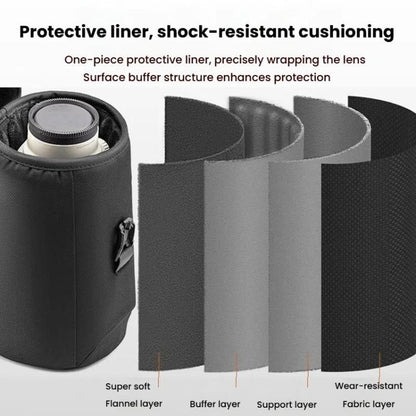 PGYTECH SLR Camera Telephoto Lens Waterproof Storage Bag, Size: L - Lens Bag by PGYTECH | Online Shopping UK | buy2fix