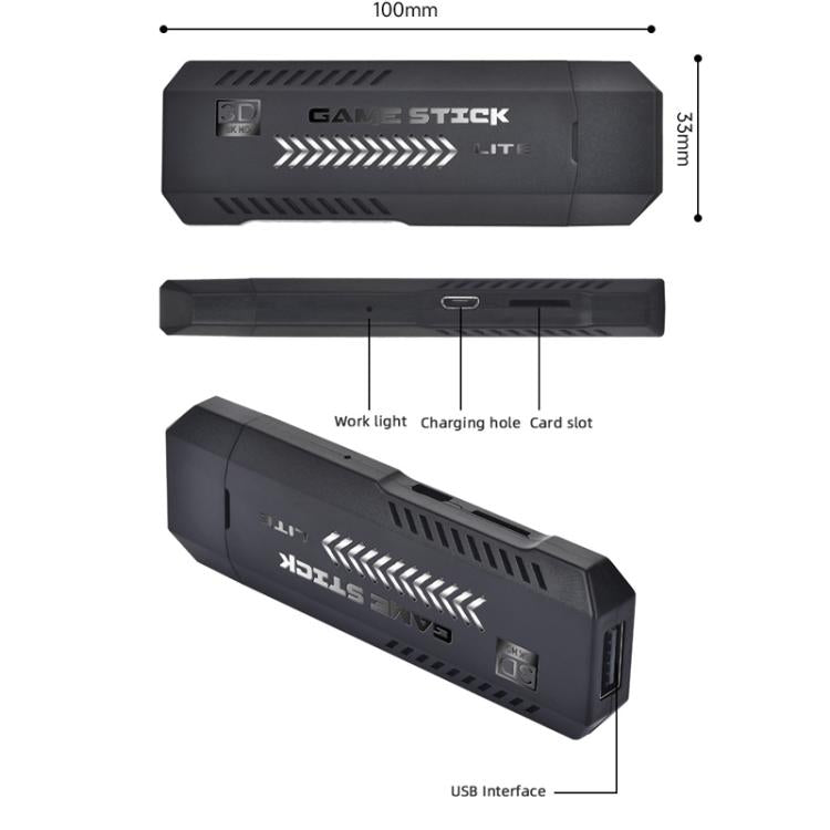 M10 Pro 4K TV Game Player 3D HD Retro Video Game Console 256G With Wired Controller - Pocket Console by buy2fix | Online Shopping UK | buy2fix