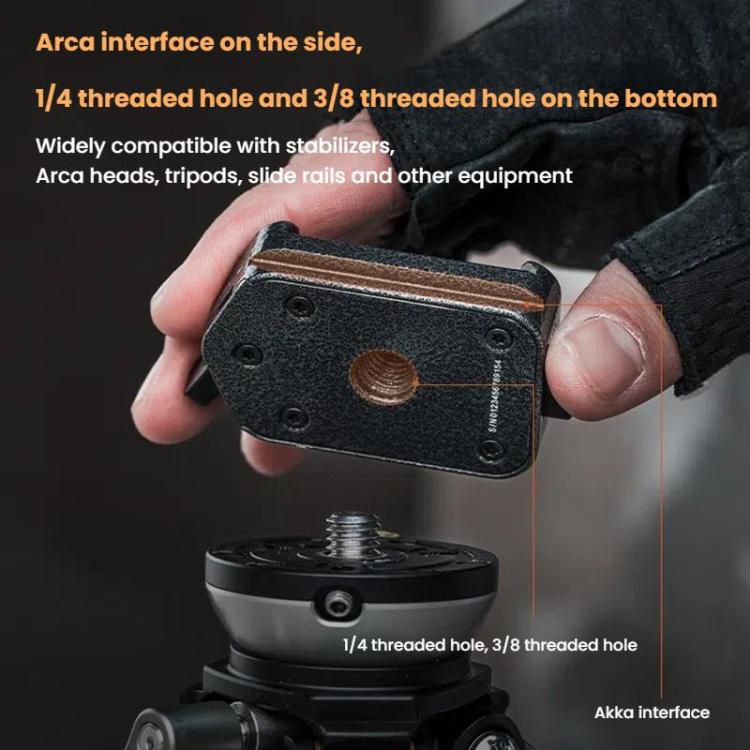 PGYTECH Camera Arca Quick Release Mount V2 Interface Tripod Accessory, Specifications: Base Only - Quick Release Plate by PGYTECH | Online Shopping UK | buy2fix