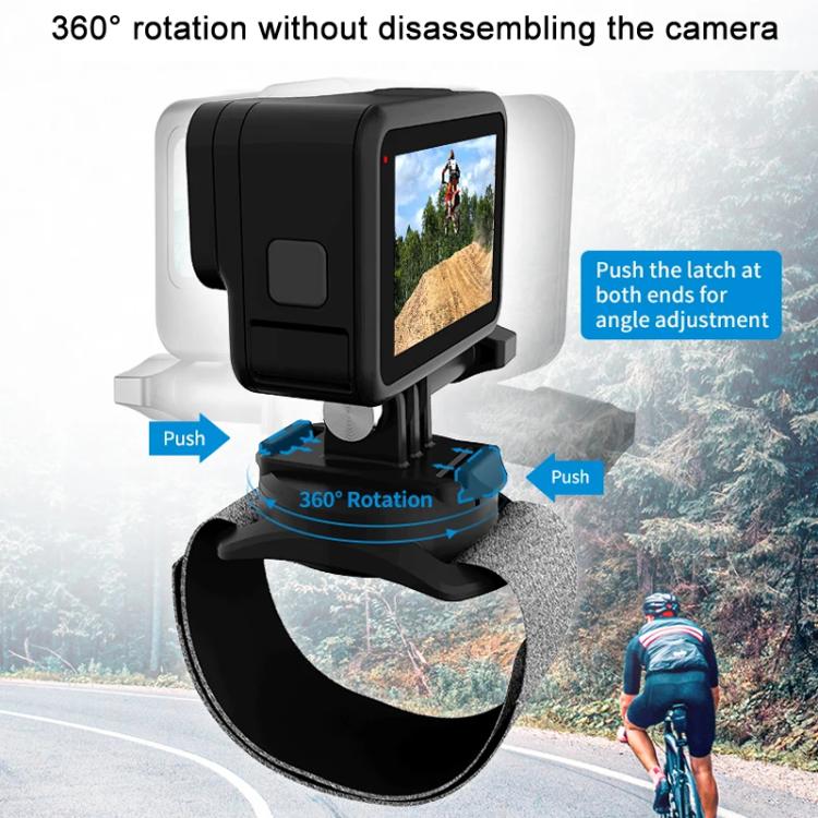 TELESIN Sports Camera Wrist Strap Steering Wrist Mount Strap(Gray Black) - Wrist Strap by TELESIN | Online Shopping UK | buy2fix