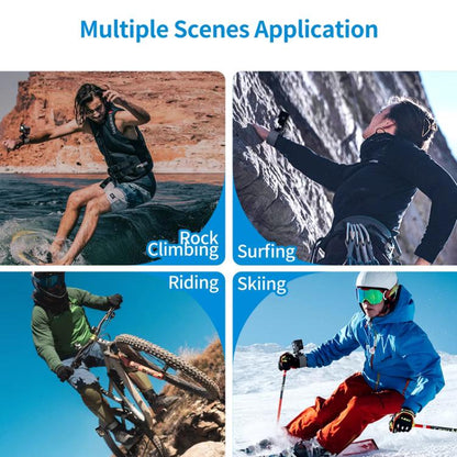 TELESIN Sports Camera Wrist Strap Steering Wrist Mount Strap(Gray Black) - Wrist Strap by TELESIN | Online Shopping UK | buy2fix