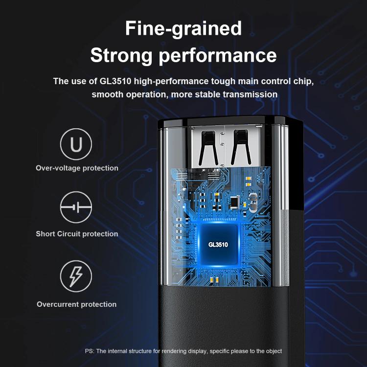 Mindpure US022 1m USB To 4-port USB3.0 Long Hub Docking Station Splitter - USB 3.0 HUB by Mindpure | Online Shopping UK | buy2fix