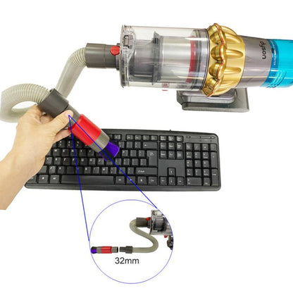 32mm Soft Brush+35mm Connector Vacuum Cleaner Dusting Streak Free Soft Brush Replacement Accessory Set - Other Accessories by buy2fix | Online Shopping UK | buy2fix