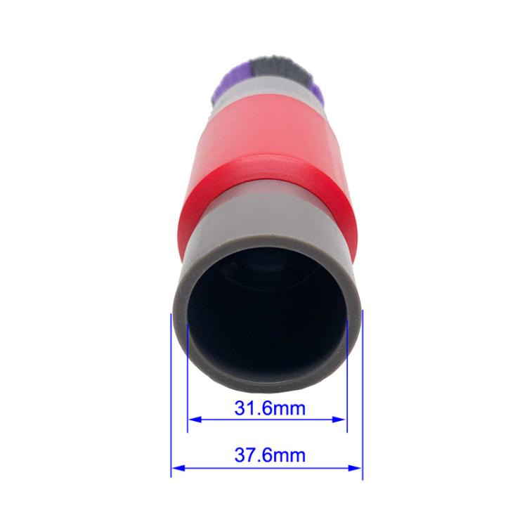 32mm Soft Brush+35mm Connector Vacuum Cleaner Dusting Streak Free Soft Brush Replacement Accessory Set - Other Accessories by buy2fix | Online Shopping UK | buy2fix
