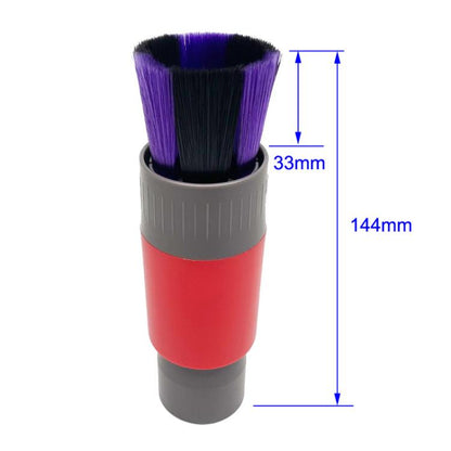 32mm Soft Brush+DC Connector Vacuum Cleaner Dusting Streak Free Soft Brush Replacement Accessory Set - Other Accessories by buy2fix | Online Shopping UK | buy2fix