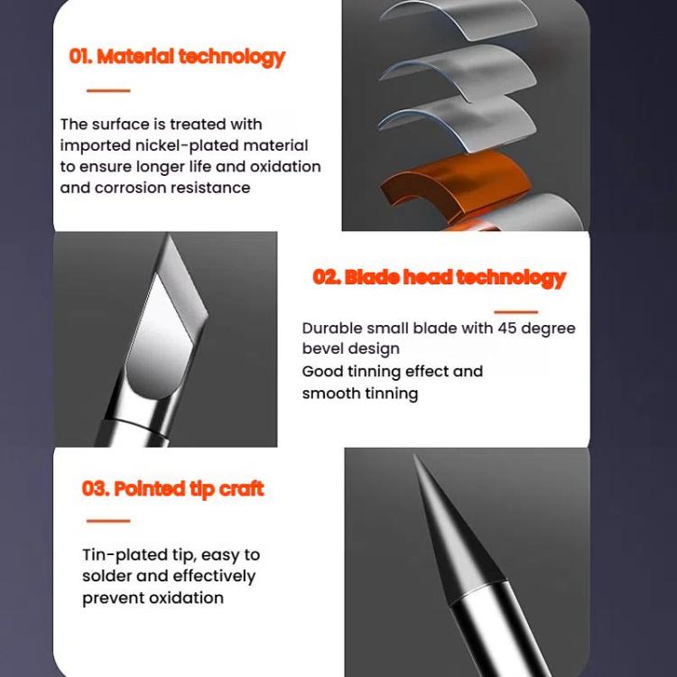 MaAnt WASP936 Universal Flying Wire Soldering Iron Tip Lead-Free Soldering Tip, Style: SK - Soldering Iron Tip by MaAnt | Online Shopping UK | buy2fix