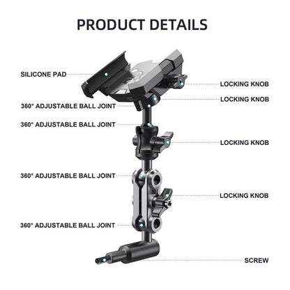 For Tank 300 / Tank 500 / Pajero / Land Cruiser / Land Cruiser Prado A-Pillar Handle Fixed Cell Phone Holder - Special Car Holders by buy2fix | Online Shopping UK | buy2fix