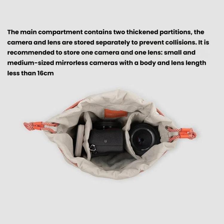 PGYTECH OneGo SLR Camera Waterproof Drawstring Bag, Color: Black - Strap Satchel by PGYTECH | Online Shopping UK | buy2fix