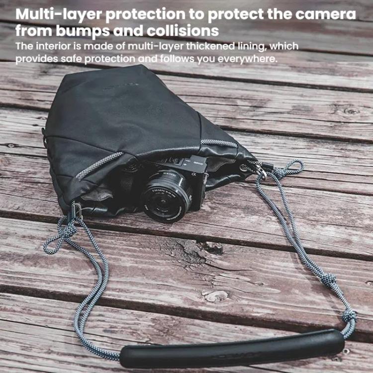 PGYTECH OneGo SLR Camera Waterproof Drawstring Bag, Color: Black - Strap Satchel by PGYTECH | Online Shopping UK | buy2fix