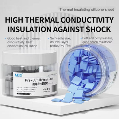 MaAnt DR-03 100pcs /Box Insulating Thermal Conductive Silicone Spacer CPU Thermal Spacer(Gray) - Others by MaAnt | Online Shopping UK | buy2fix