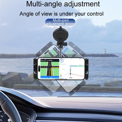 Car Suction Cup Extended Hose Universal Cell Phone Tablet Holder - Universal Car Holders by buy2fix | Online Shopping UK | buy2fix