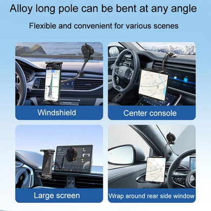 Car Suction Cup Extended Hose Universal Cell Phone Tablet Holder - Universal Car Holders by buy2fix | Online Shopping UK | buy2fix