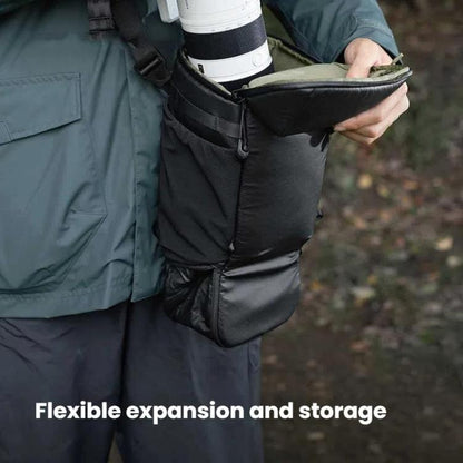 PGYTECH DSLR Camera Crossbody Waist Triangle Bag(Black) - Strap Satchel by PGYTECH | Online Shopping UK | buy2fix