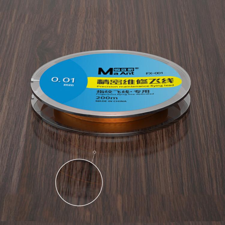 MaAnt FX-001 0.01mm 200m Mobile Phone Motherboard Precision Repair Flying Wire - Welding Wire by MaAnt | Online Shopping UK | buy2fix